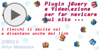 Immagine che rappresenta il video: Effetto Neve o 